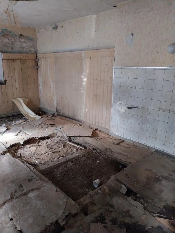 Living room in the semi-detached house
